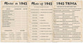 80th Birthday Party Games, Born in 1945 Games Bundle, Birthday Party Supplies by QUPT