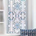 3D Stained Glass Window Privacy Film, Heat Control UV Blocking Static Cling by OHTMERU