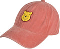 Disney Winnie The Pooh Dad Hat, Adjustable Cotton Baseball Cap with Curved Brim