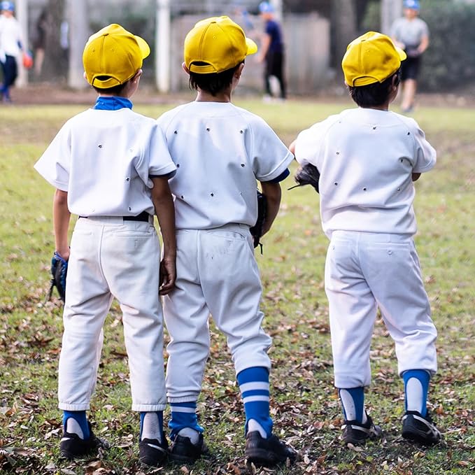 Shyyween Kids Baseball Caps Youth Adjustable Plain Baseball Hats Cotton Blank Hats Bulk for Girls Boys Sport Team