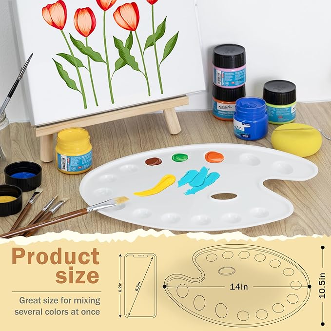 DUGATO Large Oval Paint Palettes - Image 2