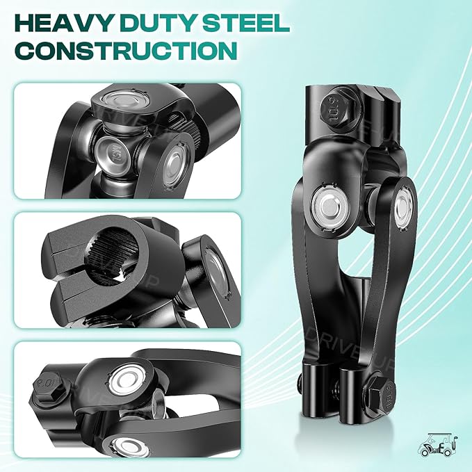 DRIVE UP Golf Cart Metal Steering Lower Yoke for Club Car Precedent 2004-Up and Tempo 2018-Up Golf Carts 103810201