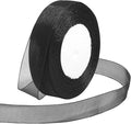 Ribbon for Gift Wrapping 3/4 inch Black Sheer Organza Ribbon for Flower Bouquet by Loomeshribbonforcrafts%EF%BC%81