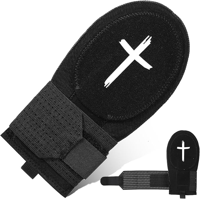 Geyoga Christian Sliding Mitt Cross Baseball Softball Religious Glove Sliding Mitt Baseball Guard Accessories and Protective Gear Left/Right Hands - Hand and Wrist Protection
