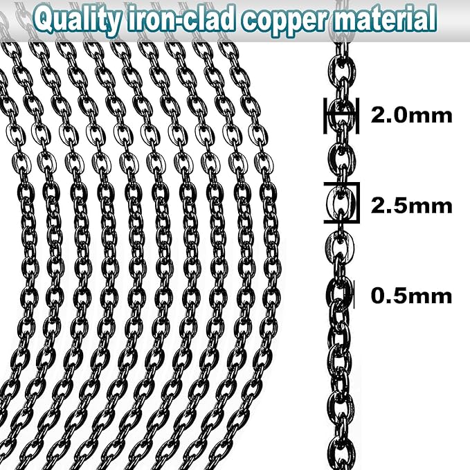 Jishi 33ft Link Cable Chain Roll 2mm - Image 3