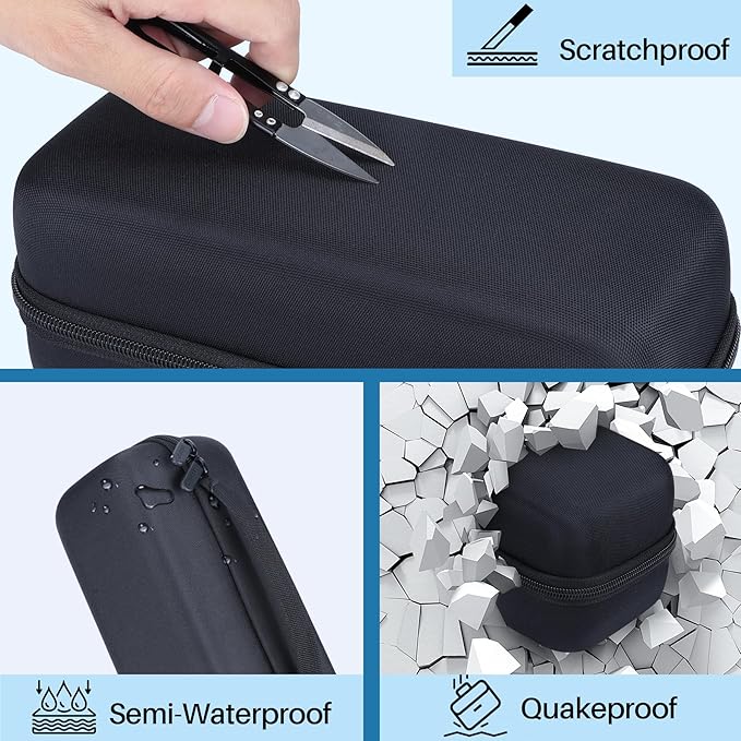 Lebakort Hard Case Compatible with Blue Tees Golf Player+ GPS Speaker (Black Case)