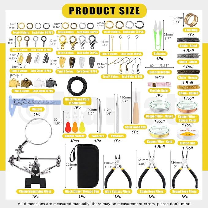 Mardatt 1488Pcs Jewelry Making Supplies Kit - Image 2