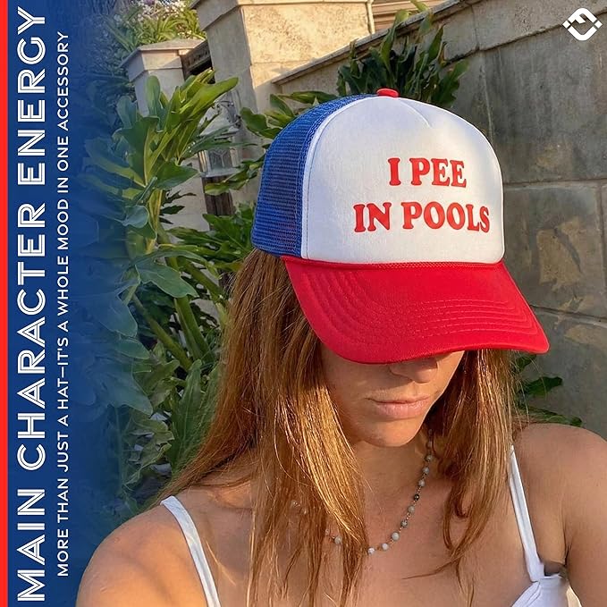 Funky Junque Premium Mesh Snapback Trucker Hat - Stylish Comfort for All - Patriotic, Humor & More