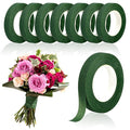 8 Rolls Floral Tape, 1/2" Wide Flower Tape, Dark Green Floral Tape by COIDEA