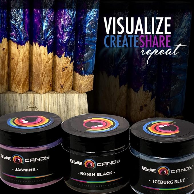 Eye Candy Pigments Premium Black Mica Powder - Image 8