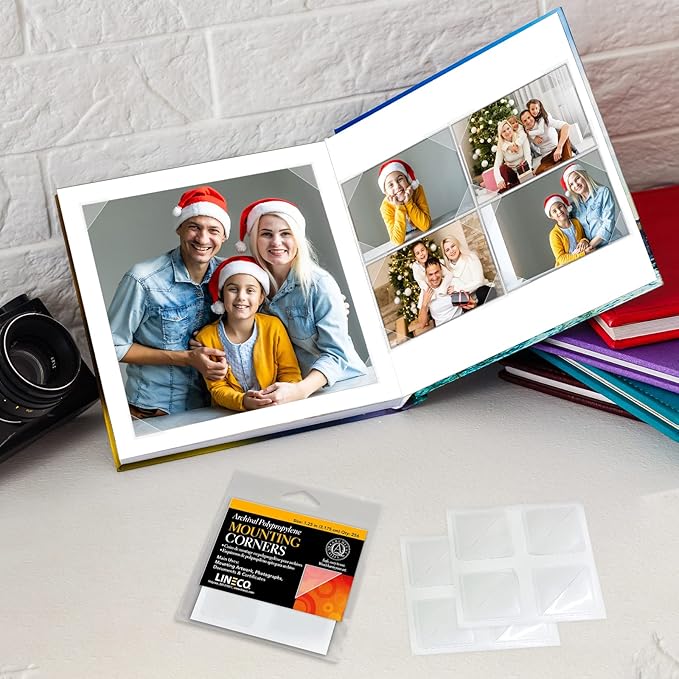 Lineco Acid-Free Archival Polypropylene Mounting Corners, Self Adhesive and - Image 4