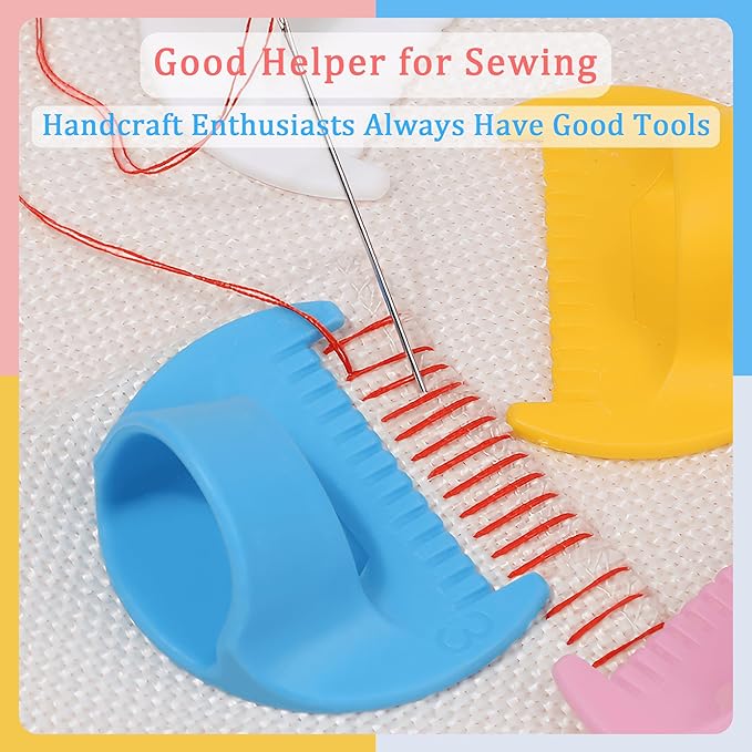 2 PCS Edge Lock Seam Guide, Mini Sewing Finger Ruler - Image 9