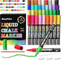 36-Color Liquid Chalk Markers Set, by Unknown