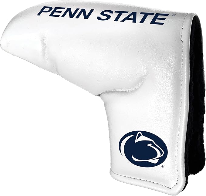 Team Golf NCAA Tour Blade Putter Cover (White), Fits Most Blade Putters, Scotty Cameron, Taylormade, Odyssey, Titleist, Ping, Callaway