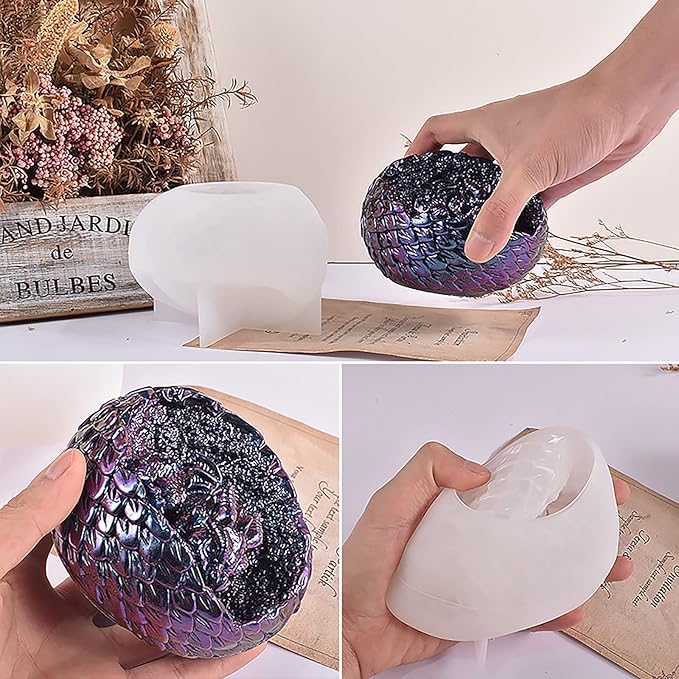 Dragon Egg Molds Dinosaur Resin Mold - Image 2