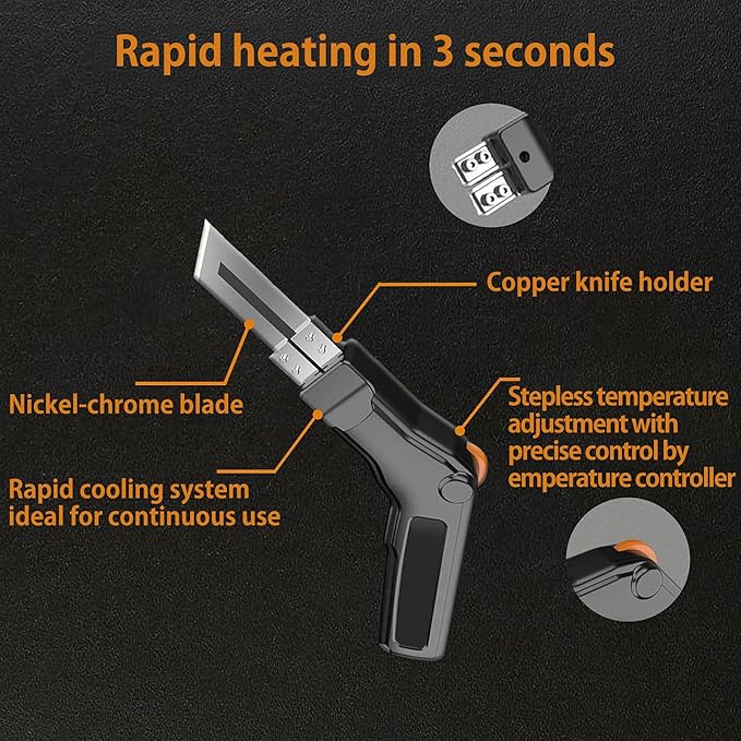 Foam Cutter Electric Hot Knife, 300W Styrofoam Cutting Tool, 4-in-1 Kit - Image 5
