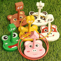 Animal Ring Toss Game Toy Set for Kids, 6 Targets Stands & 36 Rings Combo by QUERCITRON