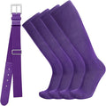 Baseball Socks and Belt Combo for Youth Adult - Softball Sock and Belt for Boys and Girls (2 Pairs of Socks & 1 Belt)