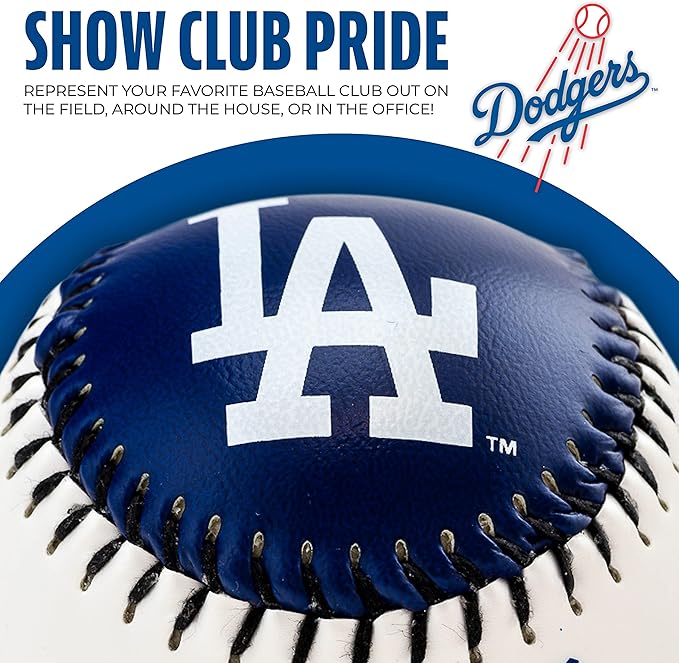 Franklin Sports MLB Team Soft Baseballs - Team Logo - Fan Shop Toy Baseball for Kids - Decoration for Desks and Office