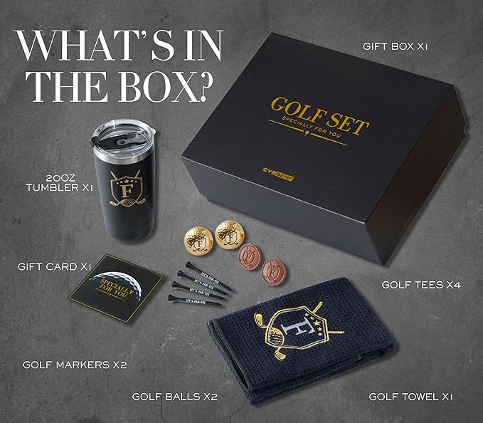 Personalized Golf Gifts, Cool Accessories for Golfers on Birthday and Christmas