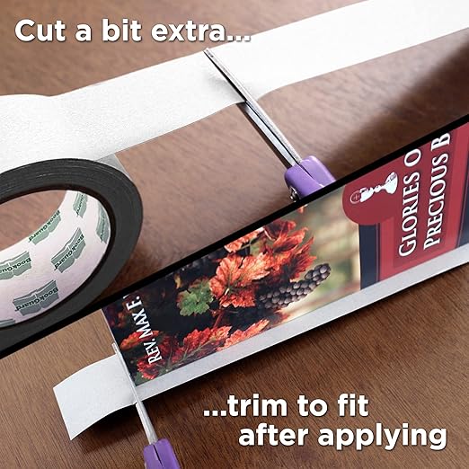 BookGuard 1-1/2 Inch Vinyl-Coated Cotton Cloth Bookbinding Repair Tape - Image 5
