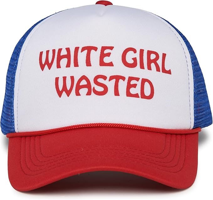Funky Junque Premium Mesh Snapback Trucker Hat - Stylish Comfort for All - Patriotic, Humor & More
