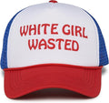 Funky Junque Premium Mesh Snapback Trucker Hat - Stylish Comfort for All - Patriotic, Humor & More