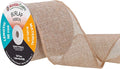Mandala Crafts Natural Burlap Ribbon 3 Inches Wide Jute Ribbons by MandalaCrafts