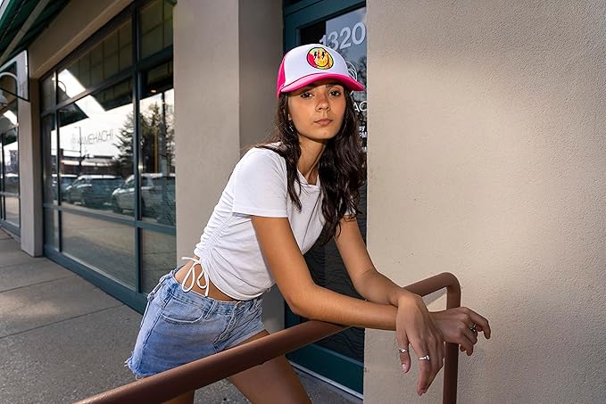 Funky Junque Premium Mesh Snapback Trucker Hat - Stylish Comfort for All - Patriotic, Humor & More