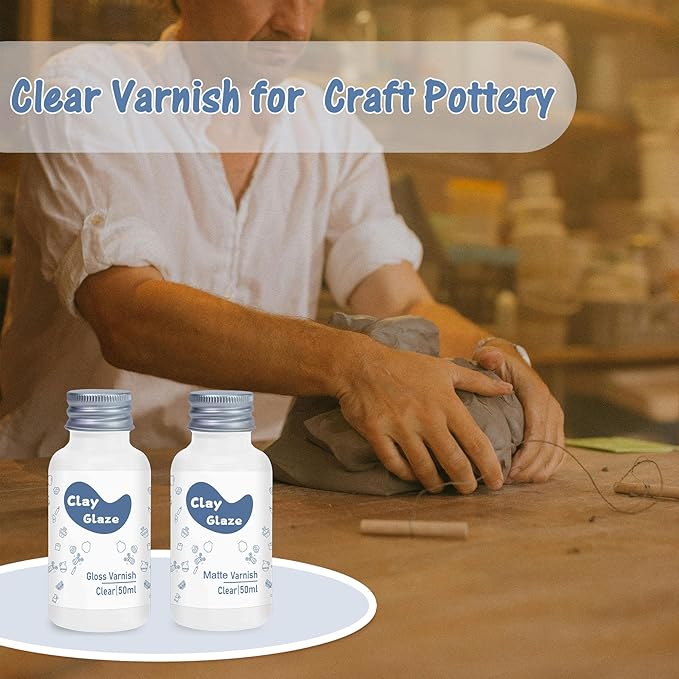 Air Dry Clay Glaze, Clay Varnish - Image 6