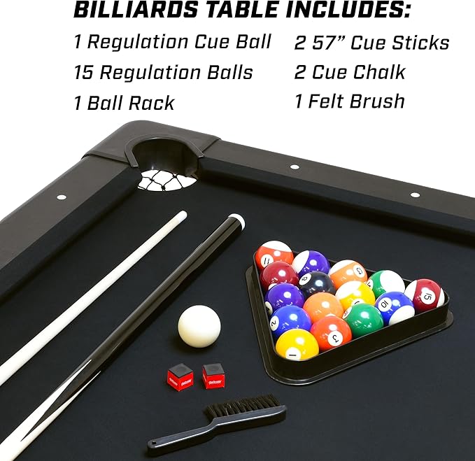 GoSports 6, or 8 ft Billiards Tables - Image 6