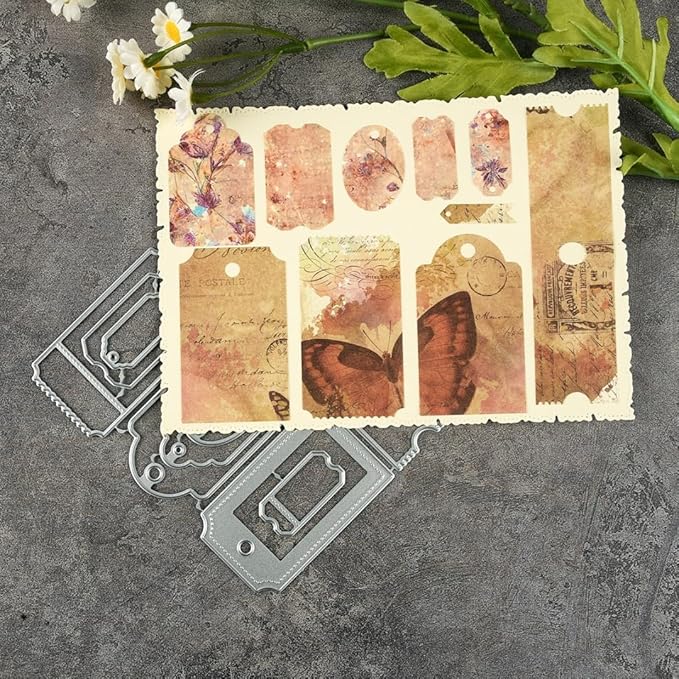 Mvchifay Cutting Dies Happy Birthday Holiday Thanks Greetings Metal Stencils - Image 2