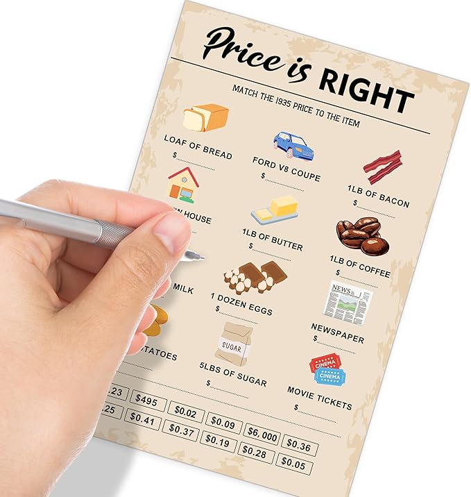 90 th Birthday Party Games, Born in 1935 Games Bundle, Birthday Party Supplies - Image 4