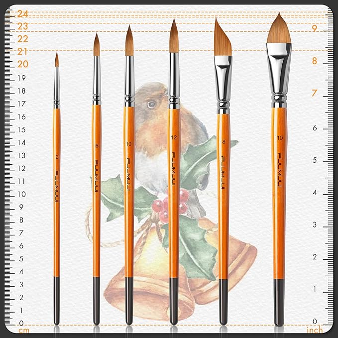 Sable Watercolor Brushes Kolinsky Watercolor Paint Brushes - Image 6