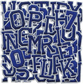 Letter and Number Iron On Patches, A-Z Alphabet and Numbers 0-9 Embroidery by Cazzon