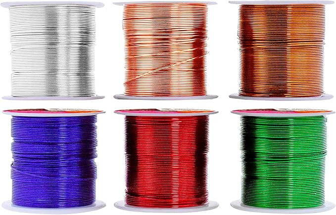 Mandala Crafts 20 Gauge Anodized Aluminum Craft Wire by MandalaCrafts