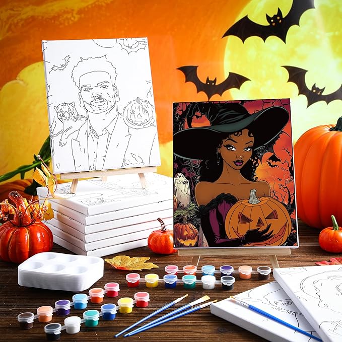 Zhanmai 12 Pack Pre Drawn Canvas - Image 4