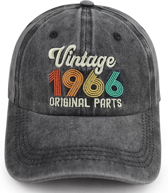 90th 80th 70th 60th 50th 40th 30th Birthday Gifts for Women Men, Vintage 1936 1946 1956 1966 1976 1986 1996 Hat