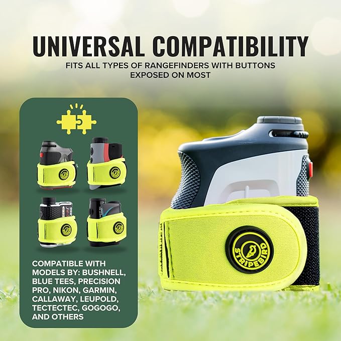 Stripebird 2.0 Slim Golf Rangefinder Magnetic Strap - Form Fitting, No Buckle, Range Finder