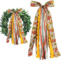 Large Fall Ribbon Bow for Wreath by Unknown