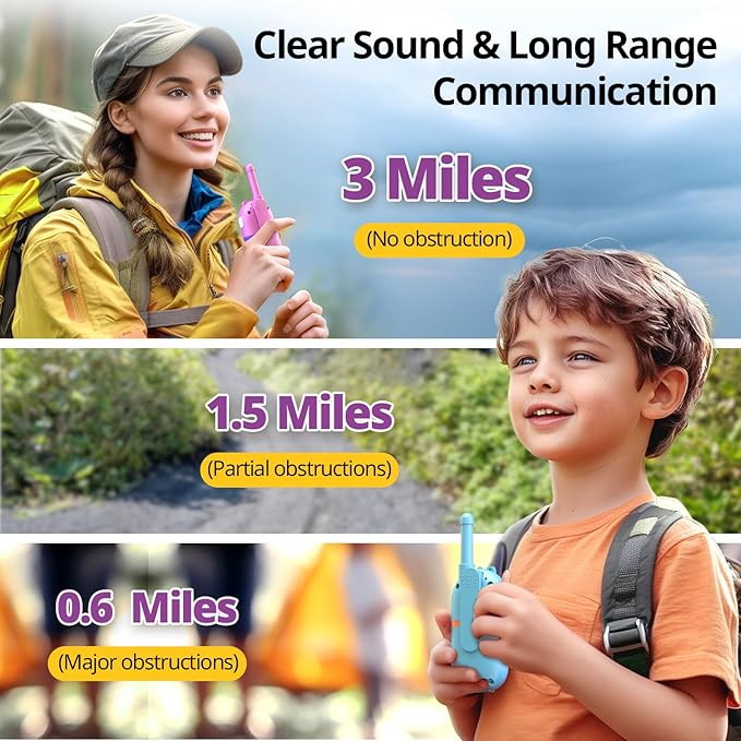 Walkie Talkies for Kids Rechargeable, Toys for Boys and Girls Ages 3-12 - Image 4