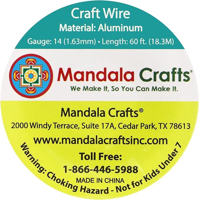 Mandala Crafts 14 Gauge Anodized Aluminum Craft Wire - Image 3