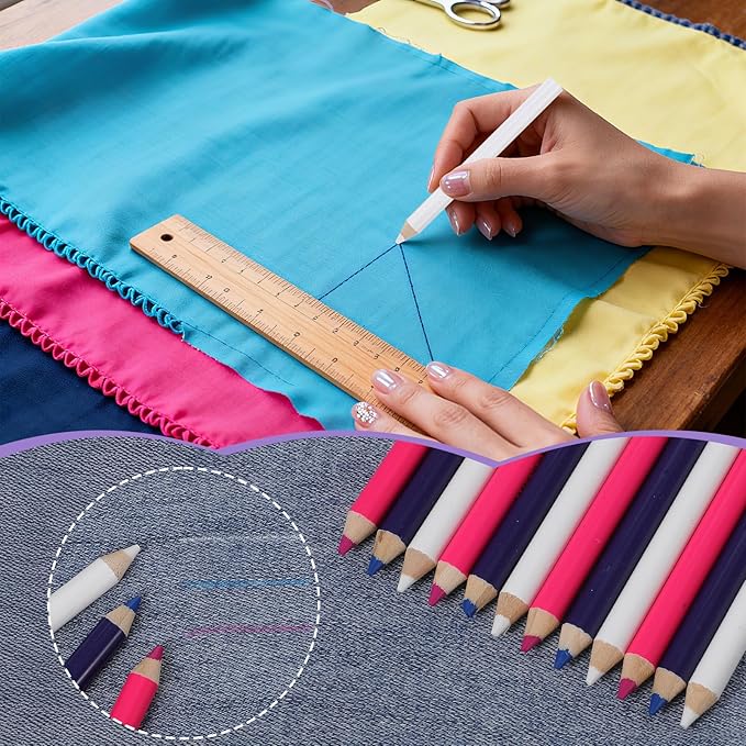 Hpmjz 12Pcs Fabric Tailors Markers - Image 6