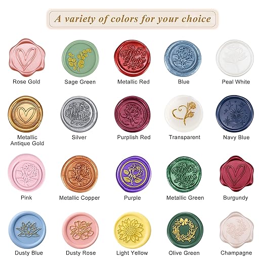 Yoption 360Pcs Burgundy Sealing Wax Beads - Image 7