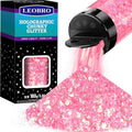 LEOBRO Pink Glitter, 160g/5.64oz Pink Chunky Glitter by LEOBRO