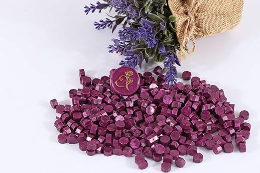 Yoption 360 Pcs Purplish Red Sealing Wax Beads Set - Image 6