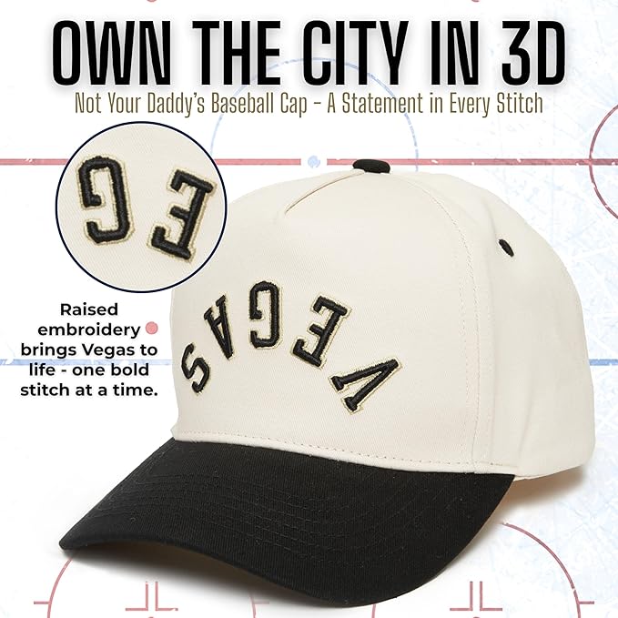 Funky Junque Upside Down City Trucker Hat for Men and Women – Unisex 3D Embroidered Gameday Baseball Cap, Retro Snapback Hats