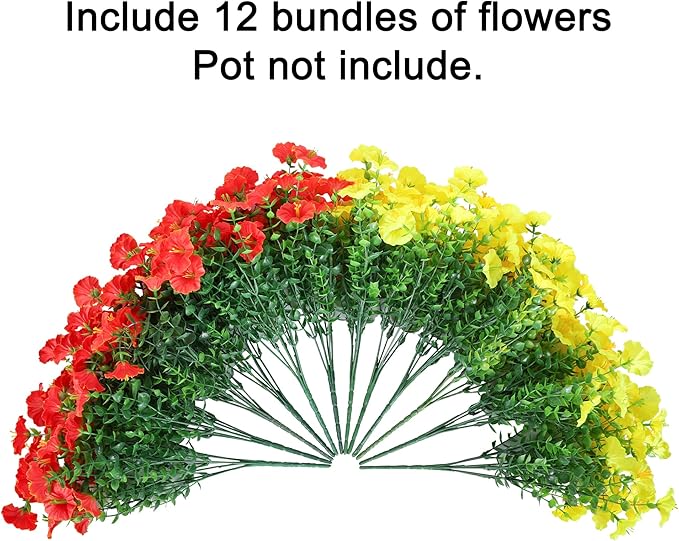 Fake Mums Fall Artificial Flowers Plants - Image 5