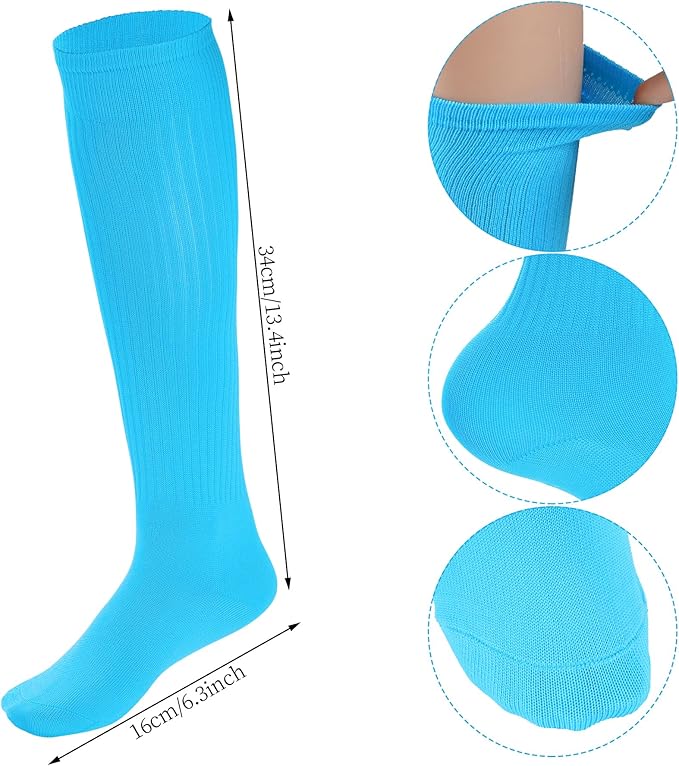 Dxhycc Youth Baseball Socks and Belt Combo Set Softball Baseball Socks and Elastic Waist Belt for Youth Boys Girls
