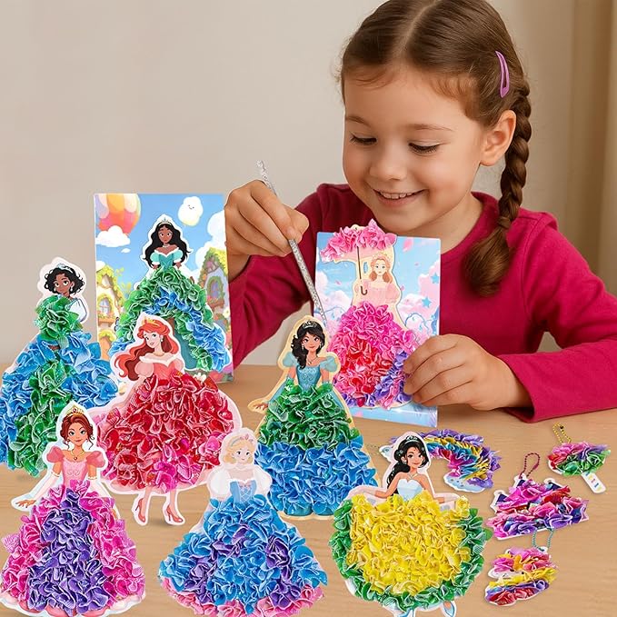 3 otters Poke in Art, Magical Princesses Party Favors Pretty Princess Game - Image 4